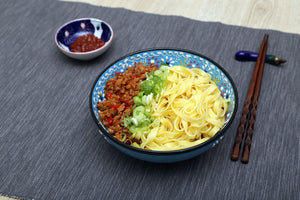 Chilli Mince with Vegetable Noodles