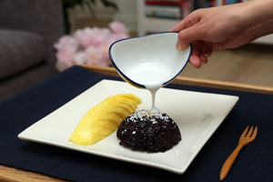 Black Rice Pudding with Summer Fruits